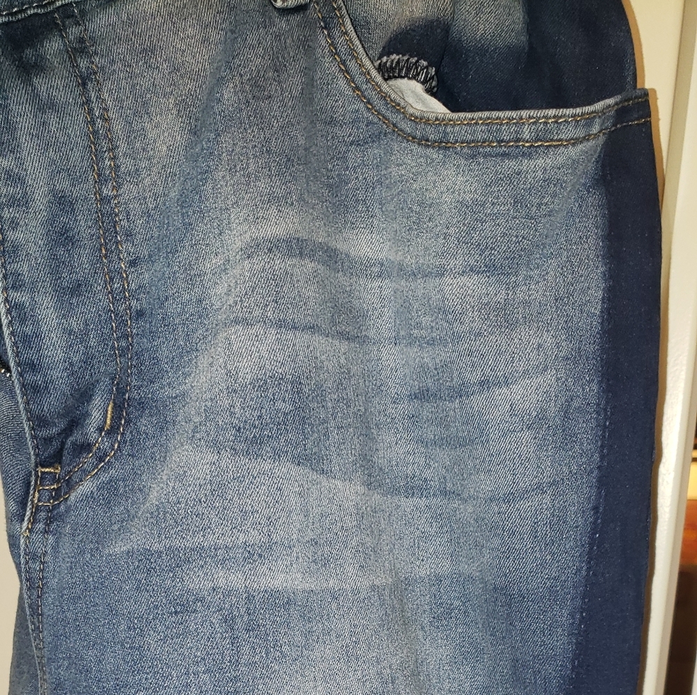 Forever 21 Color block Denim Pants